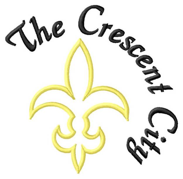 Picture of Crescent City Machine Embroidery Design