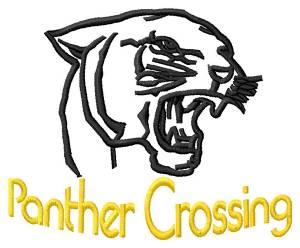 Picture of Panther Crossing Machine Embroidery Design