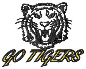 Picture of Go Tigers Machine Embroidery Design