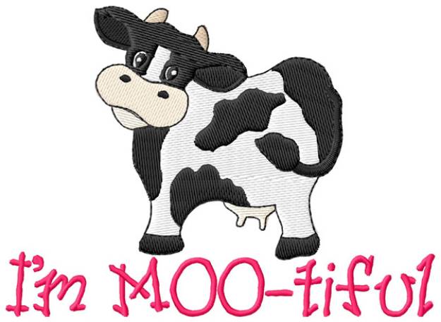 Picture of Im MOO_tiful Machine Embroidery Design
