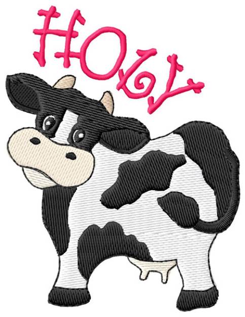 Picture of Holy Cow Machine Embroidery Design