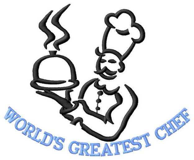 Picture of Worlds Greatest Chef Machine Embroidery Design