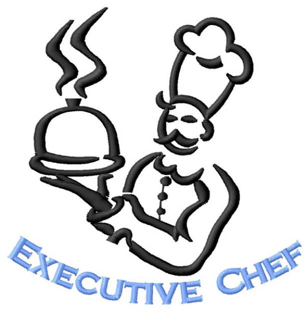 Picture of Executive Chef Machine Embroidery Design