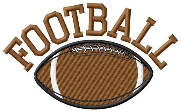 Picture of FOOTBALL Machine Embroidery Design