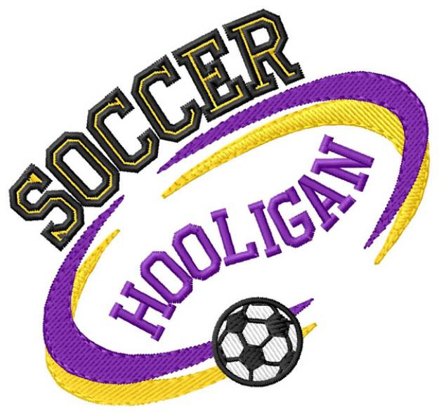 Picture of Soccer Hooligan Machine Embroidery Design