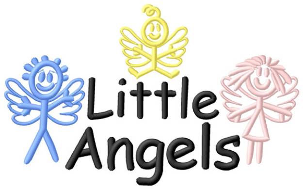 Picture of Little Angels Machine Embroidery Design