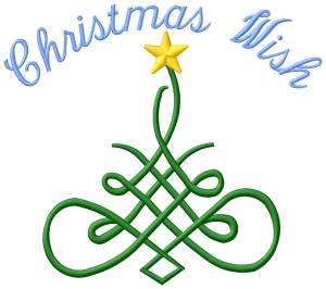 Picture of Christmas Wish Machine Embroidery Design