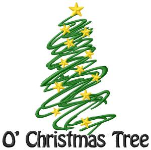 Picture of O Christmas Tree Machine Embroidery Design