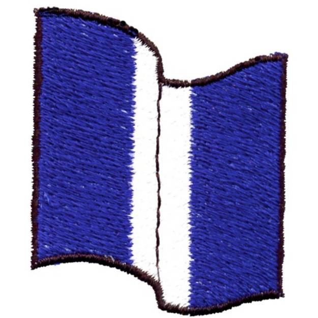 Picture of Nautical Flag, Number 9 Machine Embroidery Design
