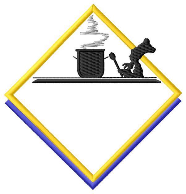 Picture of Chef Logo Machine Embroidery Design