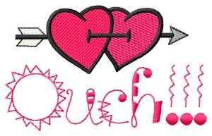 Picture of Ouch Machine Embroidery Design