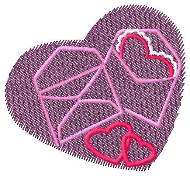 Picture of Abstract Valentine Machine Embroidery Design