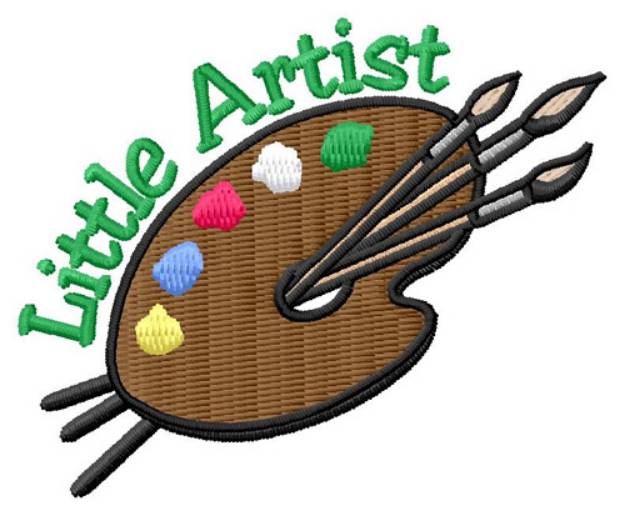 Picture of Little Artist Machine Embroidery Design