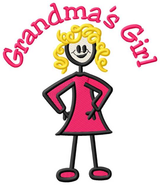 Picture of Grandmas Girl Machine Embroidery Design
