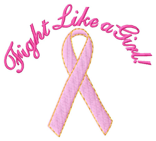 Fight Like a Girl! Machine Embroidery Design