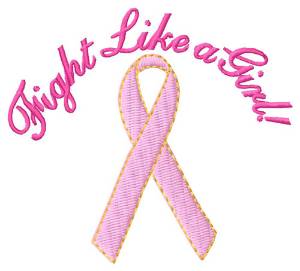 Picture of Fight Like a Girl! Machine Embroidery Design