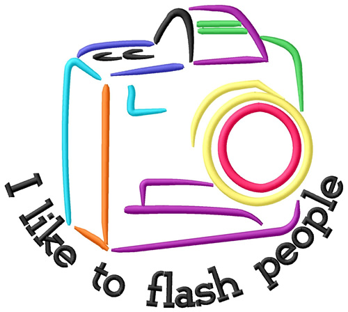 Flash People Machine Embroidery Design