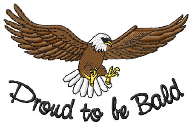 Picture of Proud to be Bald Machine Embroidery Design