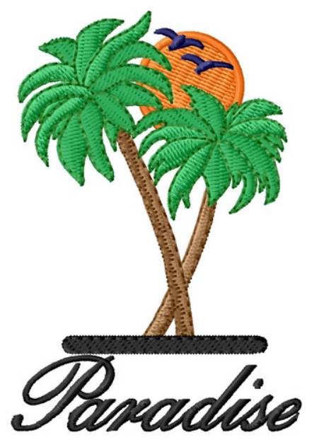 Picture of Paradise Machine Embroidery Design