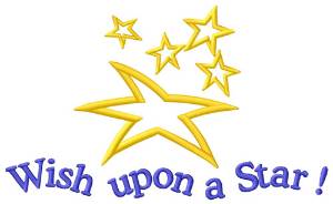 Picture of Wish Upon a Star! Machine Embroidery Design