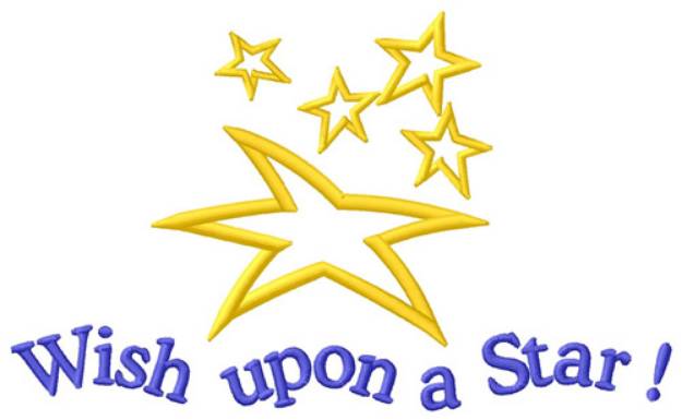Picture of Wish Upon a Star! Machine Embroidery Design