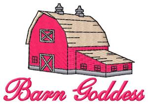 Picture of Barn Goddess Machine Embroidery Design