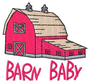 Picture of Barn Baby Machine Embroidery Design