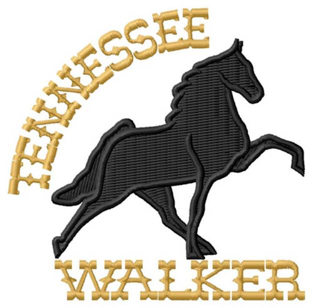 Picture of Tennessee Walker Machine Embroidery Design
