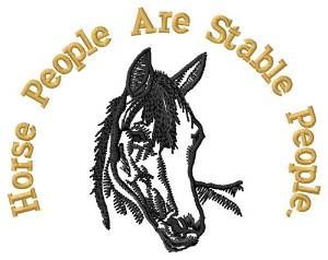 Picture of Stable People Machine Embroidery Design