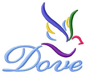 Picture of Dove Machine Embroidery Design