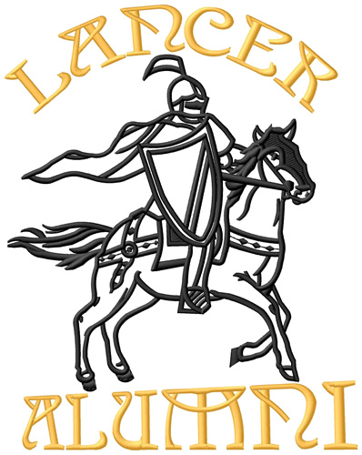 Lancer Alumni Machine Embroidery Design