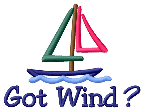 Got Wind? Machine Embroidery Design