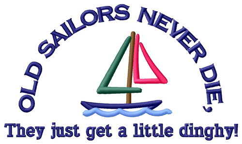 Old Sailors Machine Embroidery Design