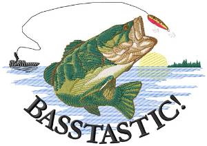 Picture of Basstastic! Machine Embroidery Design