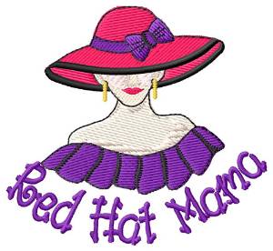Picture of Red Hot Mama Machine Embroidery Design