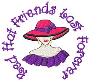 Picture of Red Hat Friends Machine Embroidery Design