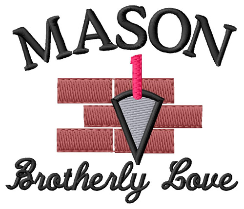 Brotherly Love Machine Embroidery Design
