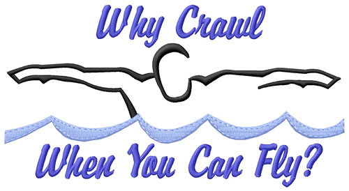 Why Crawl? Machine Embroidery Design