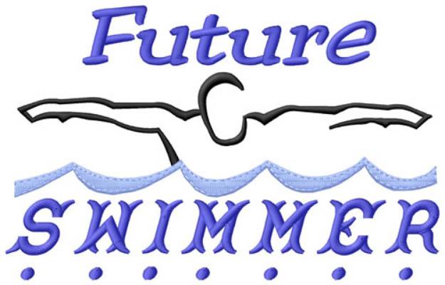 Picture of Future Swimmer Machine Embroidery Design