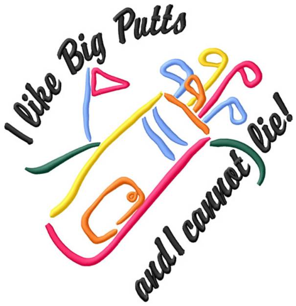 Picture of Big Putts Machine Embroidery Design
