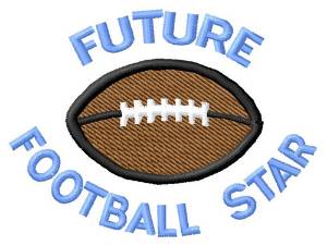 Picture of Future Football Star Machine Embroidery Design
