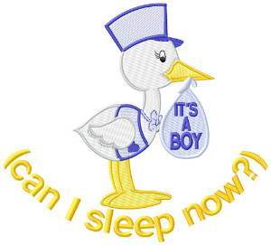 Picture of Can I Sleep Now? Machine Embroidery Design