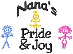 Picture of Nanas Pride & Joy Machine Embroidery Design