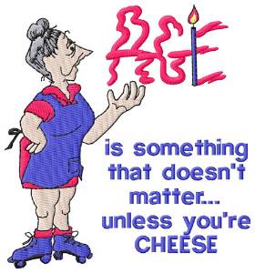Picture of Unless Youre Cheese Machine Embroidery Design