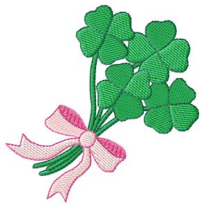 Picture of Clover Bouquet Machine Embroidery Design