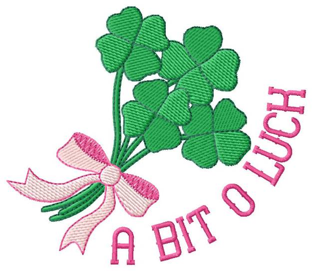Picture of A Bit O Luck Machine Embroidery Design