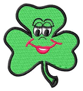 Picture of Shamrock Face #4 Machine Embroidery Design