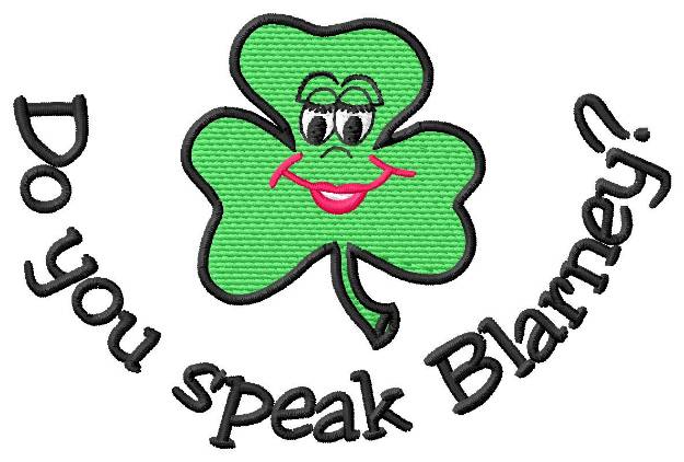 Picture of Do You Speak Blarney? Machine Embroidery Design