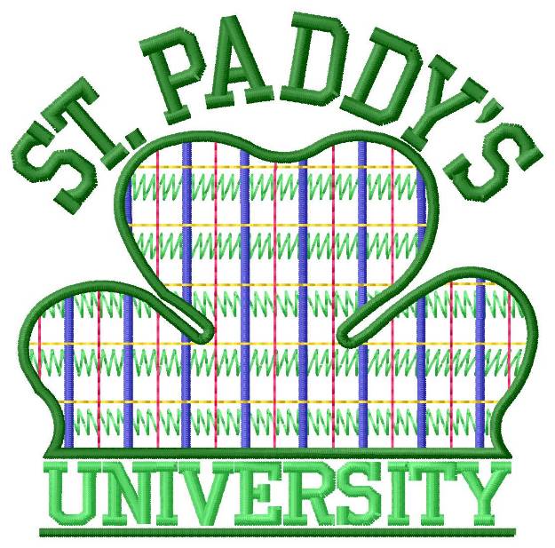 Picture of St. Paddys University Machine Embroidery Design