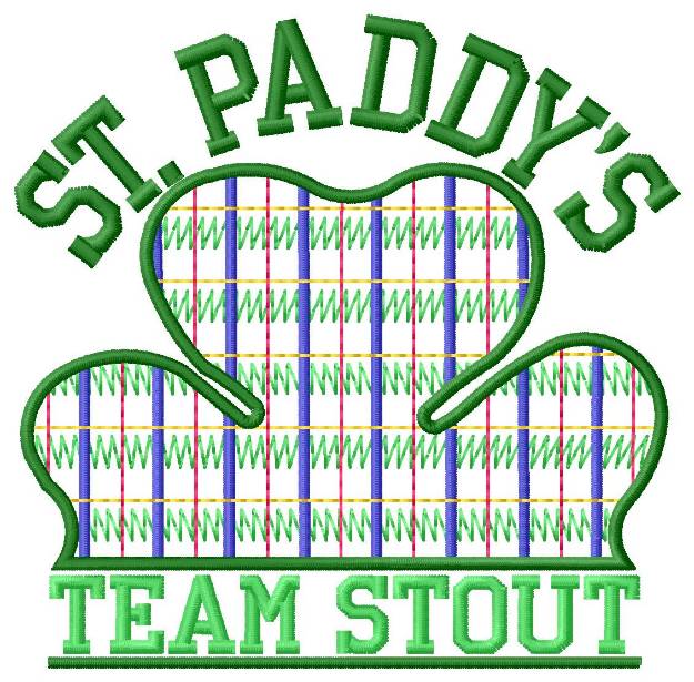 Picture of Team Stout Machine Embroidery Design